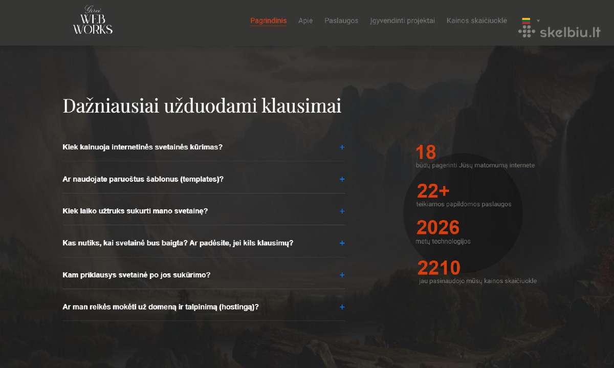 Profesionalus svetainių kūrimas - nuotraukos Nr. 3