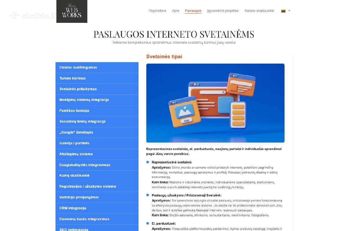 Profesionalus svetainių kūrimas - nuotraukos Nr. 10
