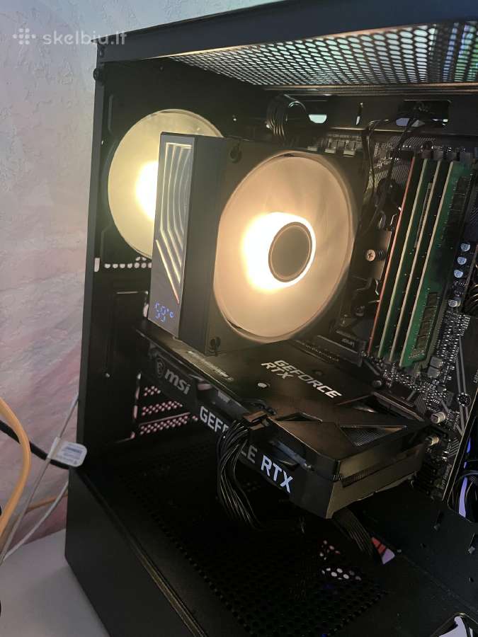 Gaming pc r7 5700x, 3060ti, 2tb SSD, 32gb RAM - nuotraukos Nr. 2