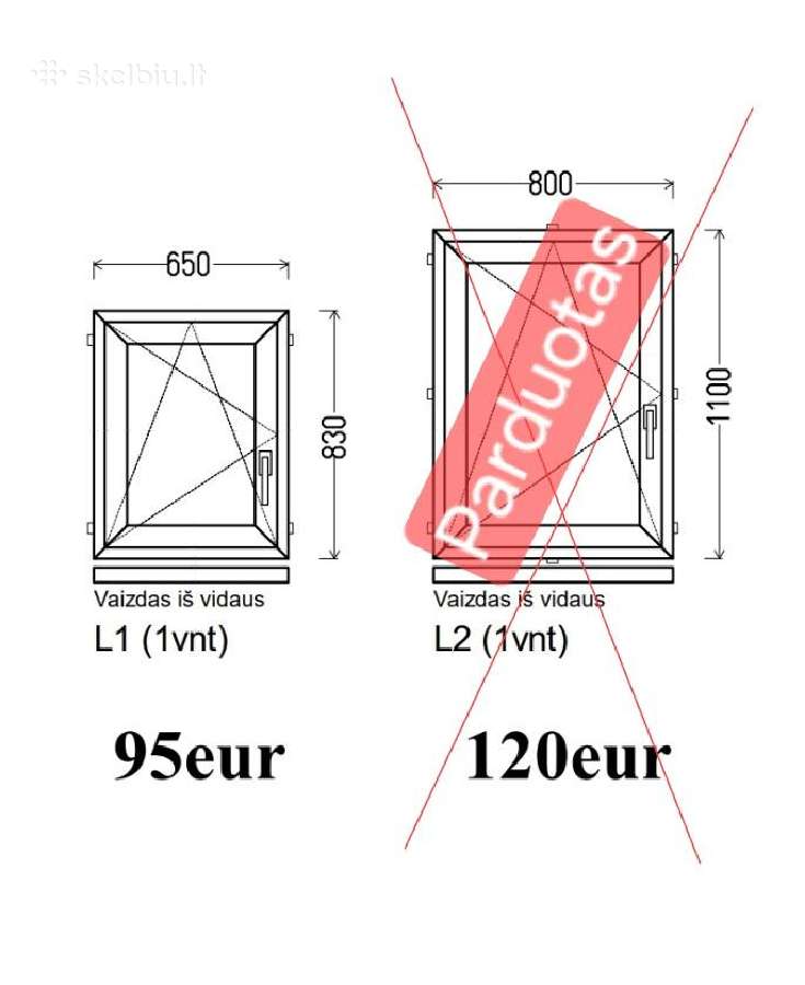Nauji plastikiniai langai ir jų gamyba Klaipėda - nuotraukos Nr. 9