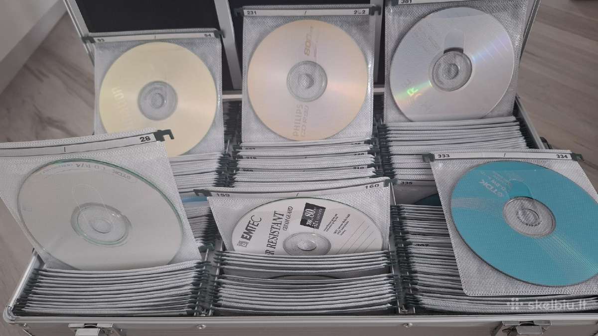 CD-r, CD-rw tušti, nenaudoti diskai.400 vnt. - nuotraukos Nr. 2