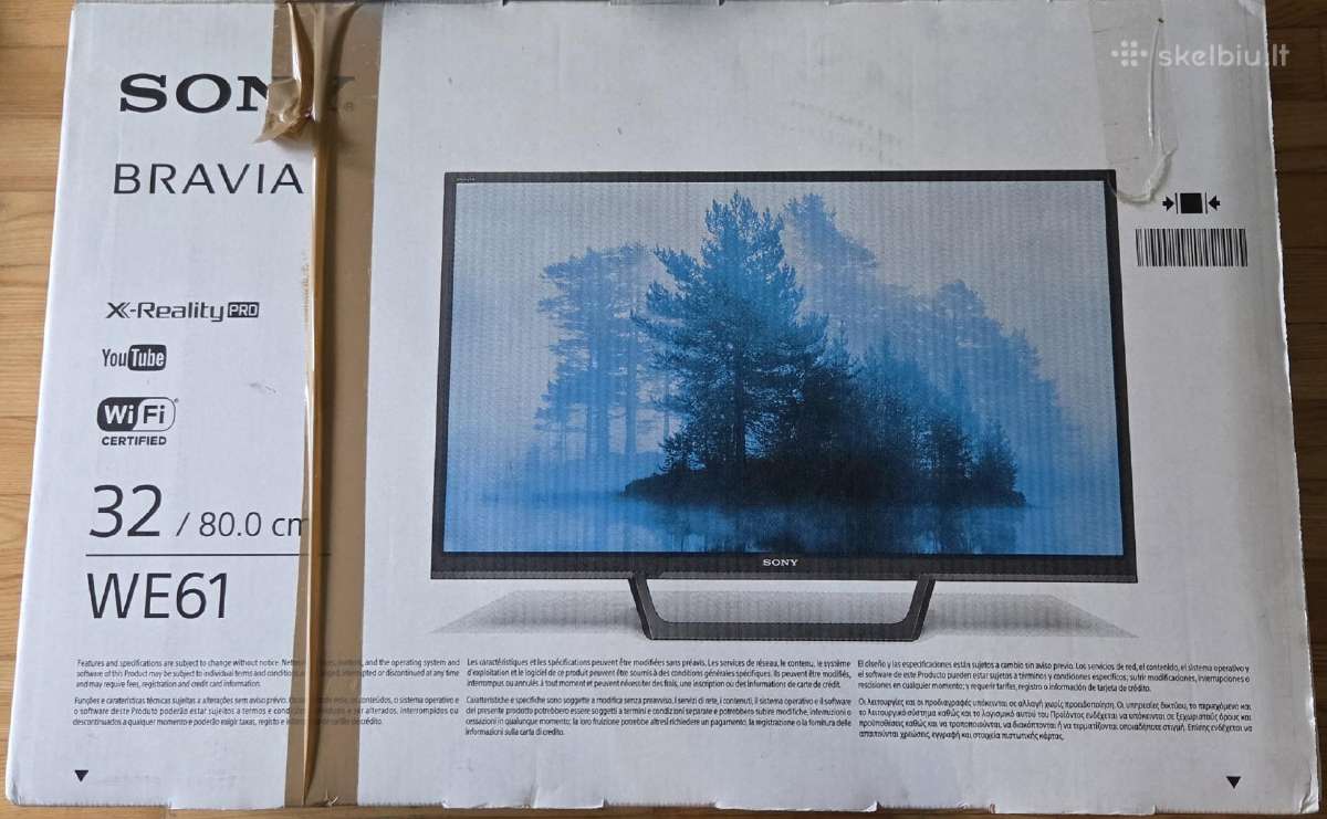 Puikios būklės Smart TV Sony Bravia, 32 - nuotraukos Nr. 4