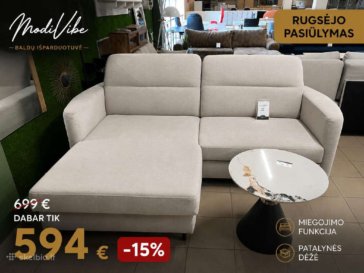 Nauji minkšti kampai, kampinės sofos Panevėžys - nuotraukos Nr. 9