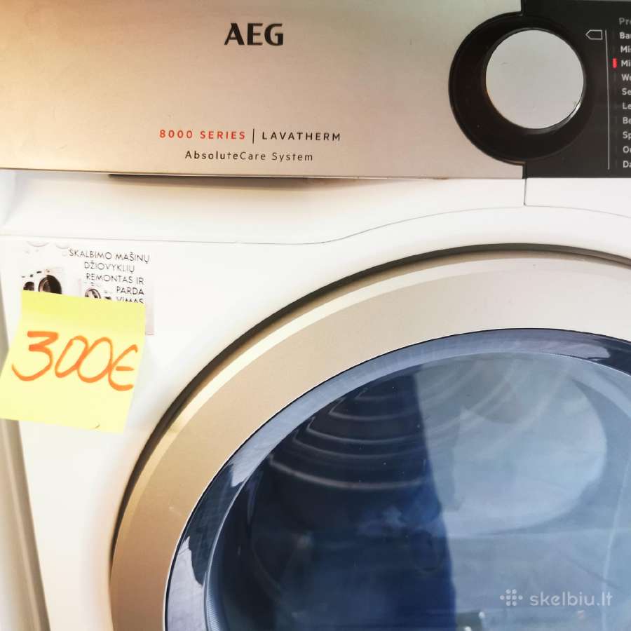 Rūbų džiovyklė Aeg 8000 series 8kg - nuotraukos Nr. 3