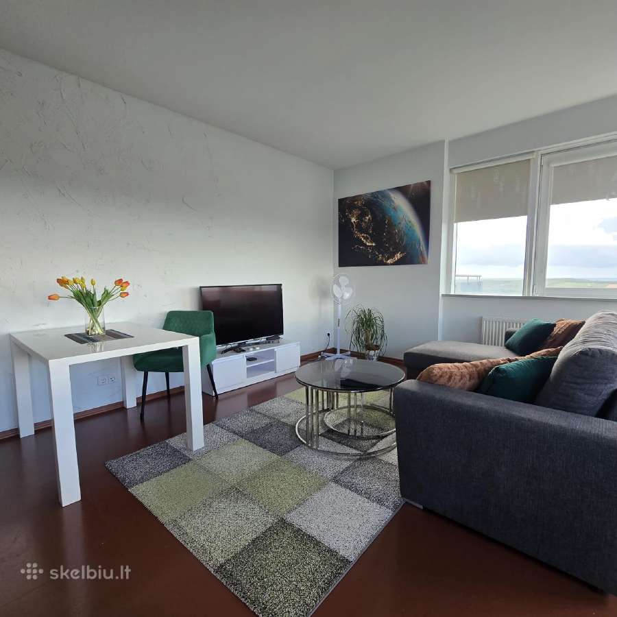 2 kamb. įrengtas butas su panoraminiu vaizdu - nuotraukos Nr. 4