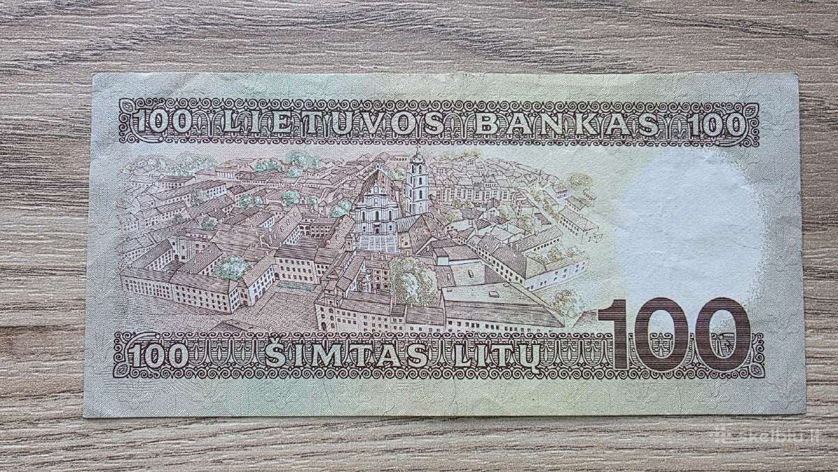 1991 metų 100 litų - nuotraukos Nr. 2