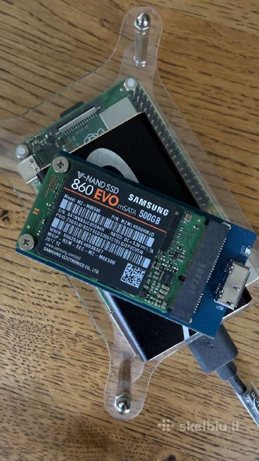Rasbperry Pi 4 Model B 4G RAM + EVO msata 500g - nuotraukos Nr. 4