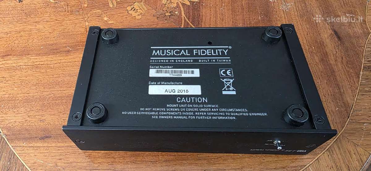 Musical Fidelity V90-lps fonokorektorius - nuotraukos Nr. 3