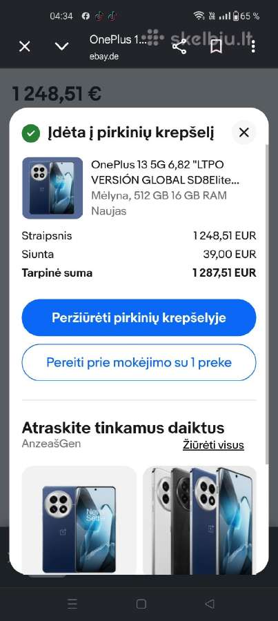 Oneplus 13 16/512gb keičiu.ar parduodu - nuotraukos Nr. 4