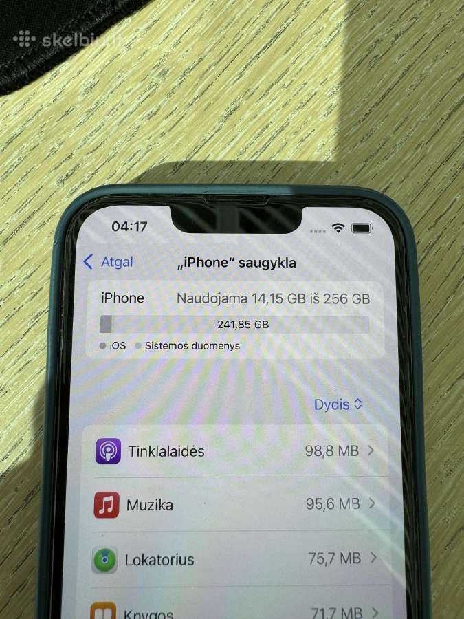 iPhone 14 256gb - nuotraukos Nr. 3