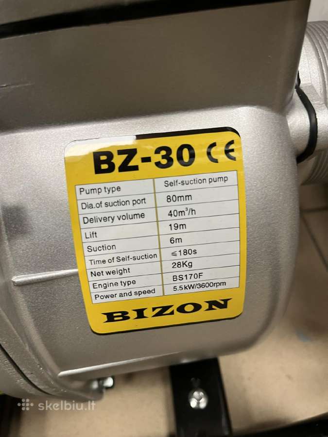 Benzininis vandens siurblys Bz-20 ir Bz-30 - nuotraukos Nr. 5