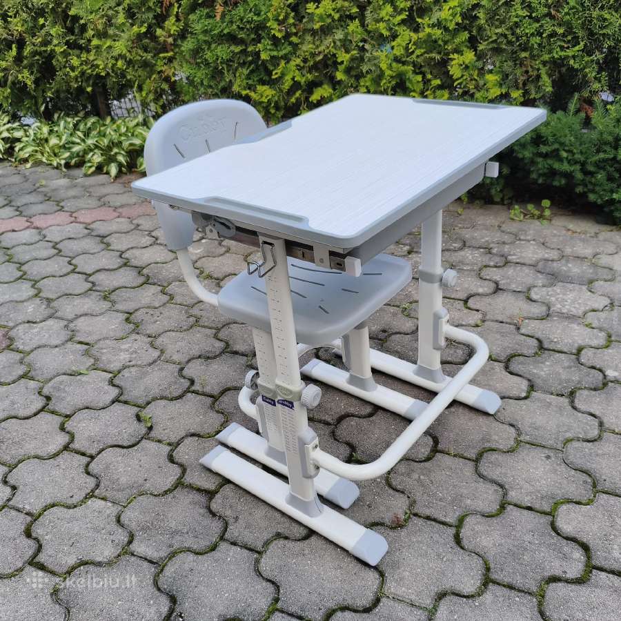 Augantis vaikiškas stalas ir kėdė Fundesk Cubby - nuotraukos Nr. 14