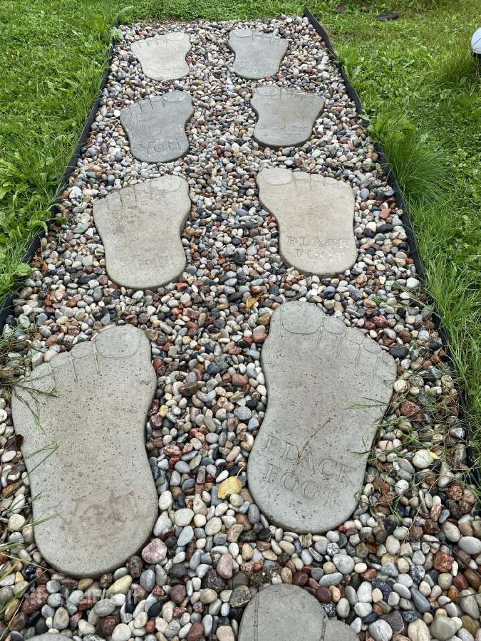 Betoninės dekoratyvinės pėdos - nuotraukos Nr. 3