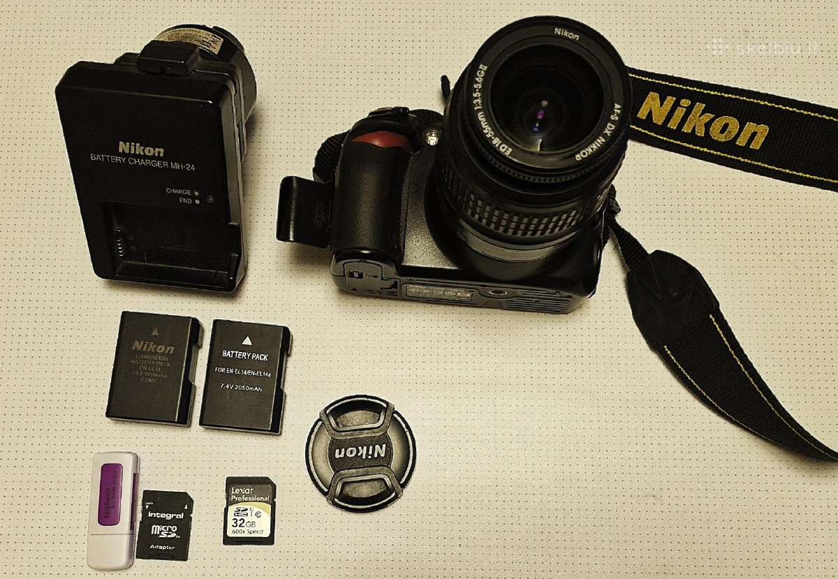 Nikon D3100 su objektyvu - nuotraukos Nr. 2