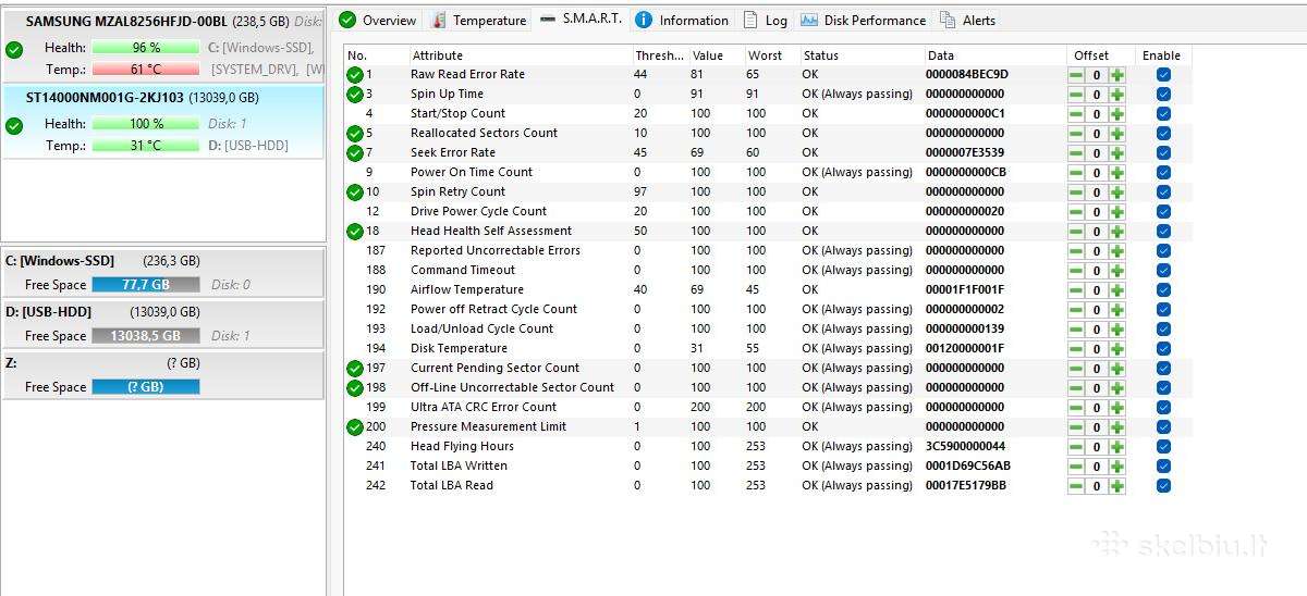 Seagate Exos X16 14tb Enterprise HDD – St14000nm00 - nuotraukos Nr. 6