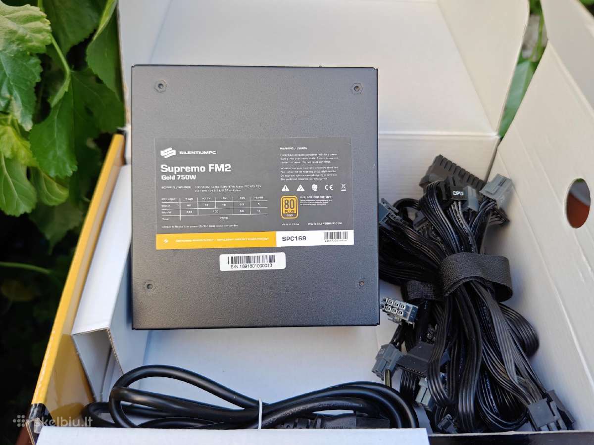 Silentiumpc Supremo Fm2 Gold 750w - nuotraukos Nr. 3