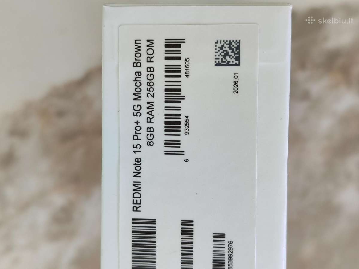 Xiomi redmi note 15 pro + - nuotraukos Nr. 4
