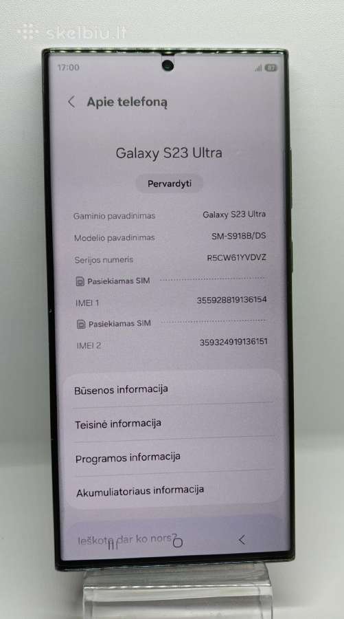 Samsung Galaxy S23 Ultra - nuotraukos Nr. 2