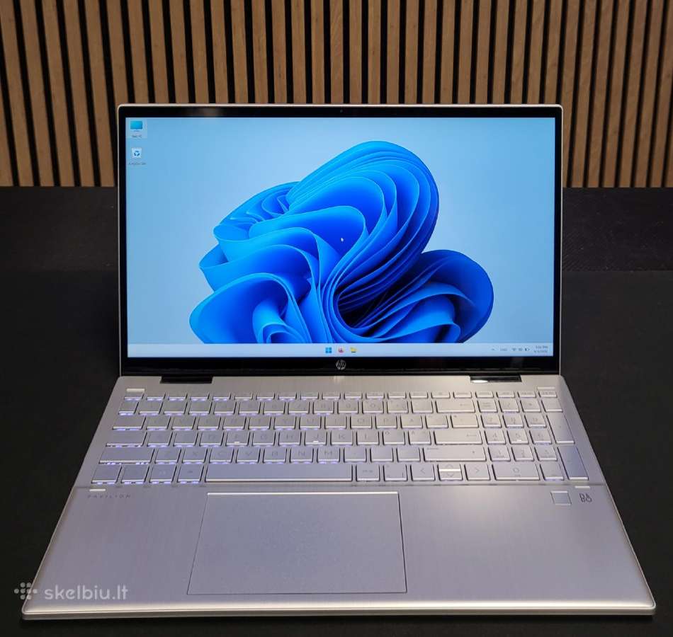 Hp 15,6 X360 Touch/ i5 11th/ 12 GB Ddr4/ Nvme / 0% - nuotraukos Nr. 2