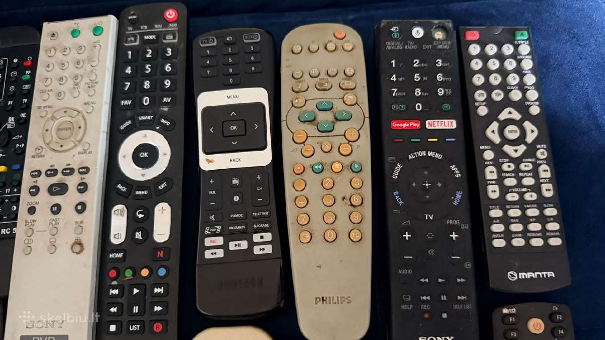16 vnt. TV / Dvd nuotolinio valdymo pultelių - nuotraukos Nr. 2