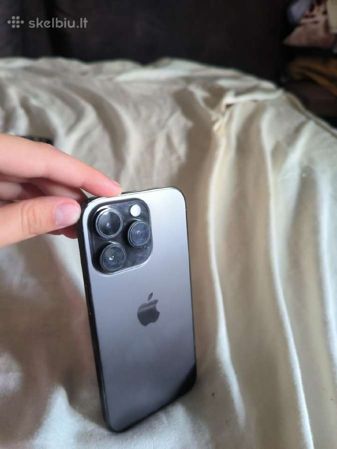 iPhone 14 pro su dekliuku ir stikliuku - nuotraukos Nr. 4