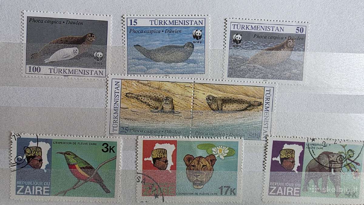 Gyvūnija ->Pasaulio pašto ženklai ->World stamps<- - nuotraukos Nr. 9