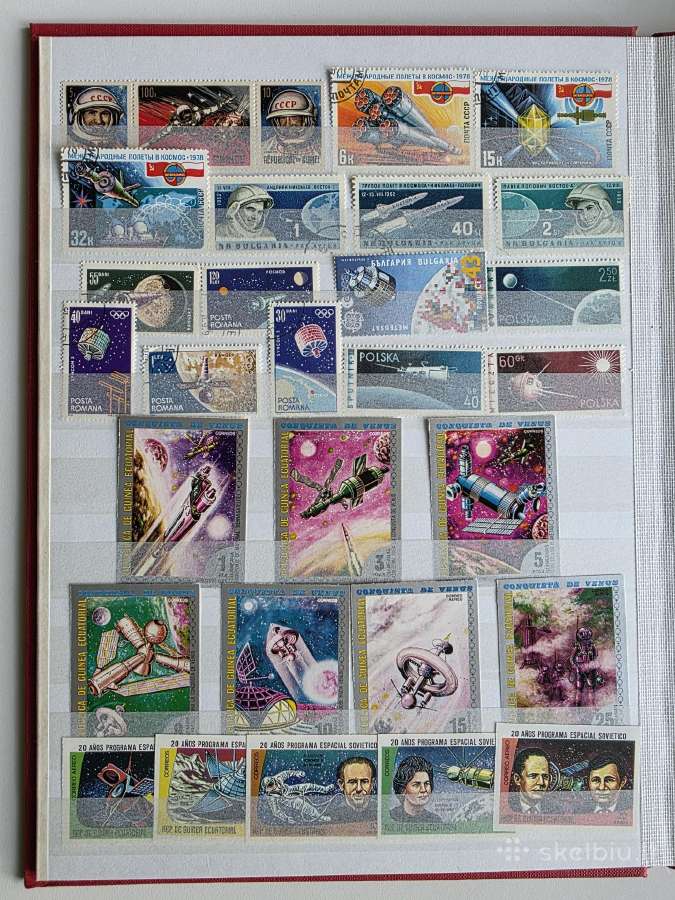 Kosmosas ->Pasaulio pašto ženklai ->World stamps<- - nuotraukos Nr. 2