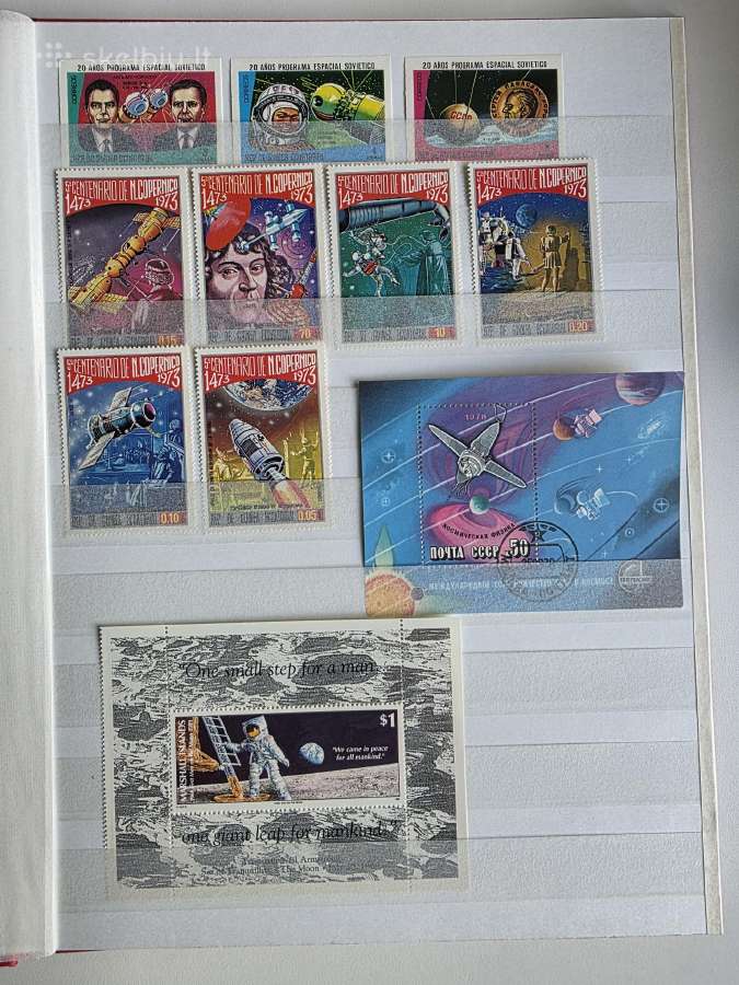 Kosmosas ->Pasaulio pašto ženklai ->World stamps<- - nuotraukos Nr. 3