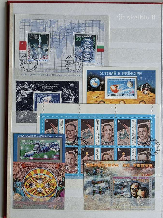 Kosmosas ->Pasaulio pašto ženklai ->World stamps<- - nuotraukos Nr. 4
