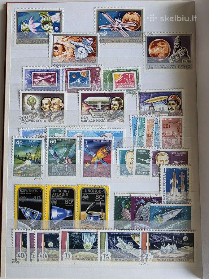 Kosmosas ->Pasaulio pašto ženklai ->World stamps<- - nuotraukos Nr. 8