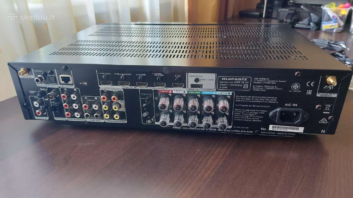AV network resiveris Marantz Nr1510 - nuotraukos Nr. 2