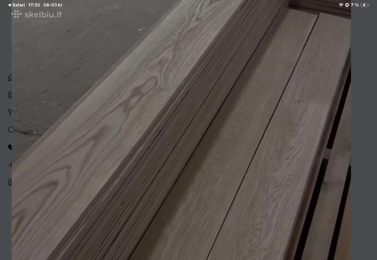 Parketas ąžuolo iš “Gilės grindys sandėlio.puikus - nuotraukos Nr. 4