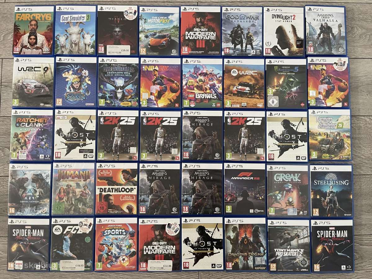 09-03 Ps5 Playstation 5 žadimai asmeninė kolekcija - nuotraukos Nr. 2