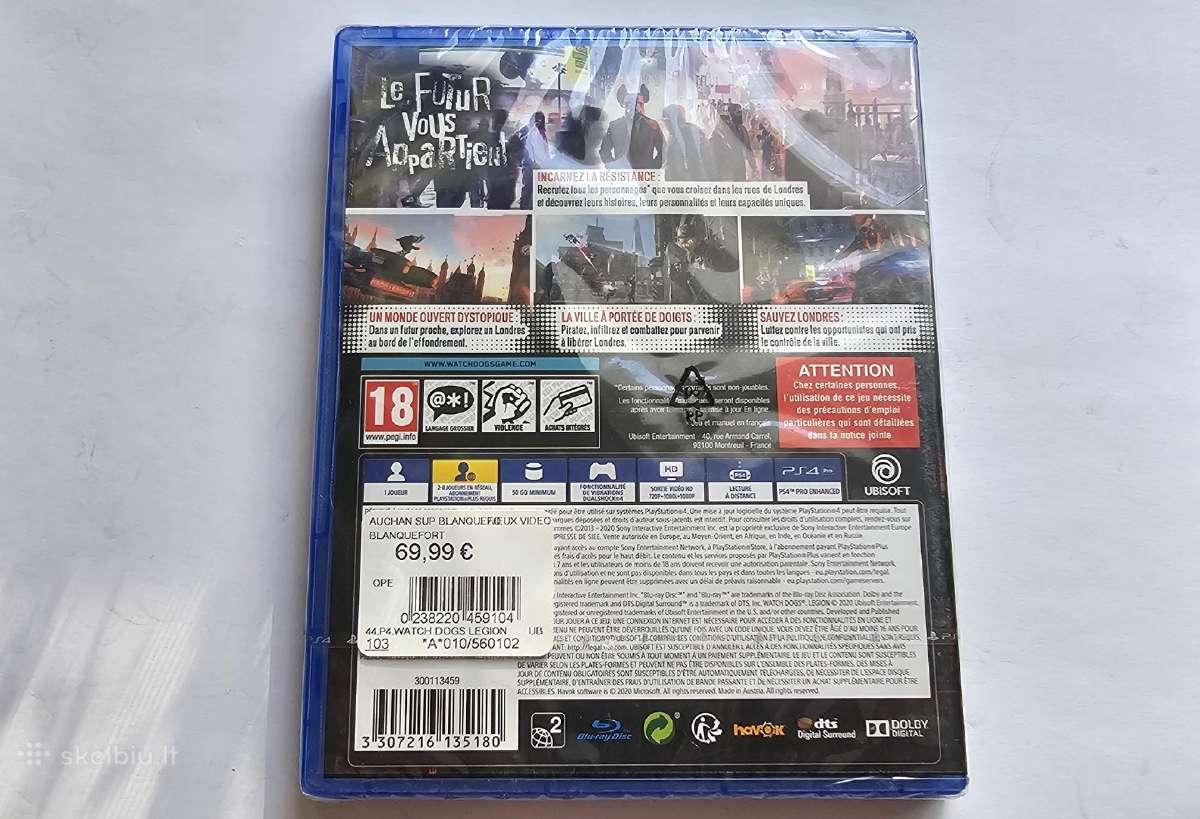 Sony Ps4 Watch Dogs legion - naujas - nuotraukos Nr. 2