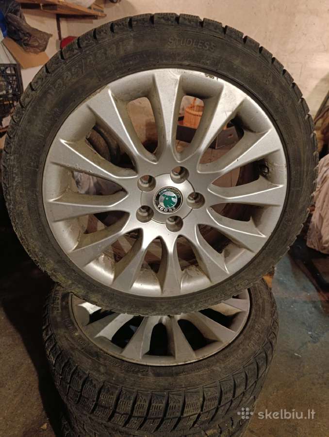 Škoda ratlankiai su žieminėmis padangomis - nuotraukos Nr. 3