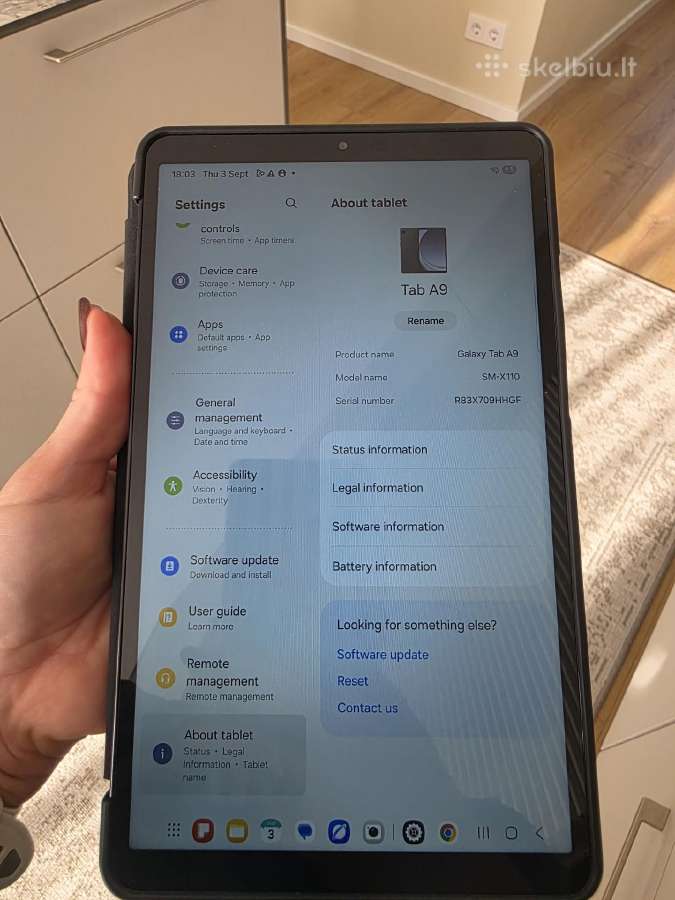 Samsung GalAXSy Tab a9 - nuotraukos Nr. 2