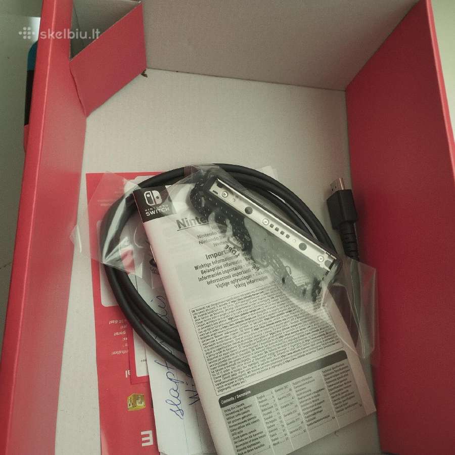 Parduodu Nintendo switch 64gb Neon 2021 - nuotraukos Nr. 5