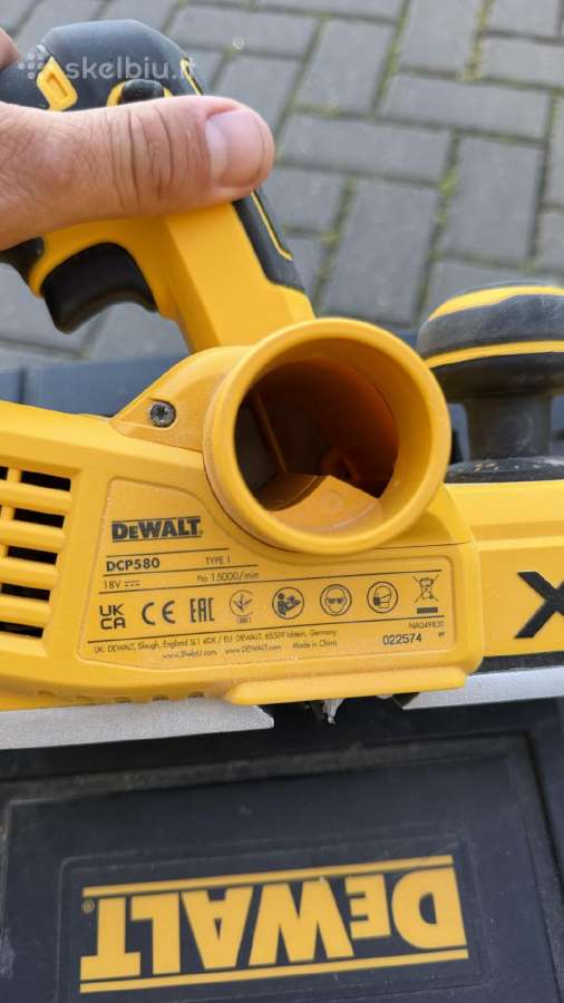 Dewalt akumuliatorinis oblius Dcp580 - nuotraukos Nr. 4