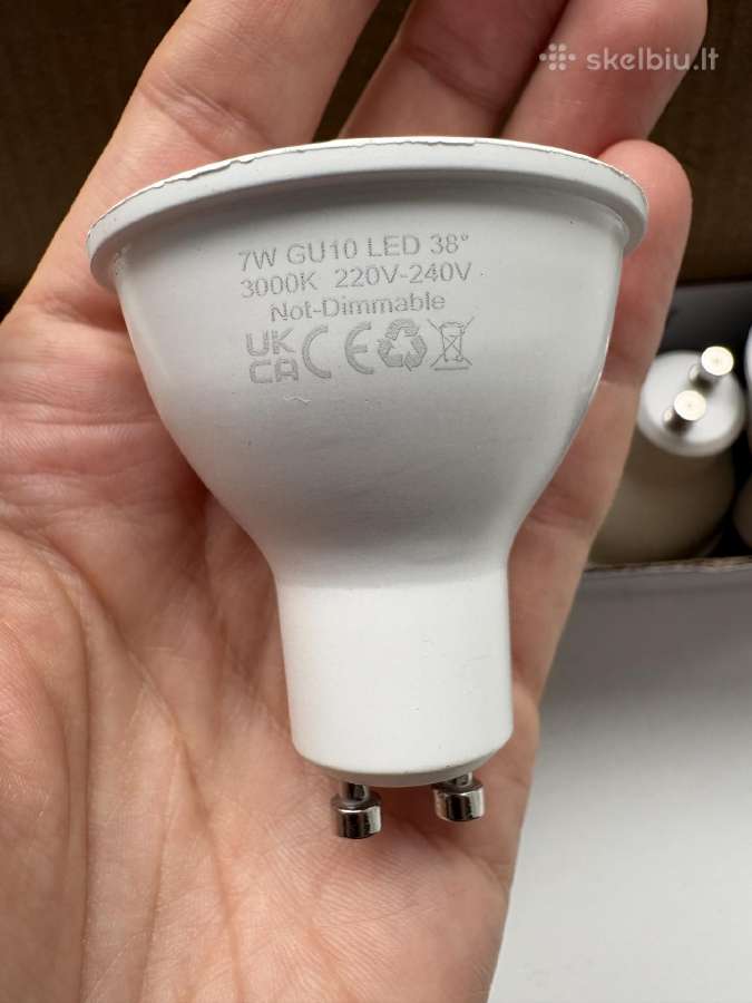 Gu10 LED elektrą taupančios lemputės 6vnt - nuotraukos Nr. 2