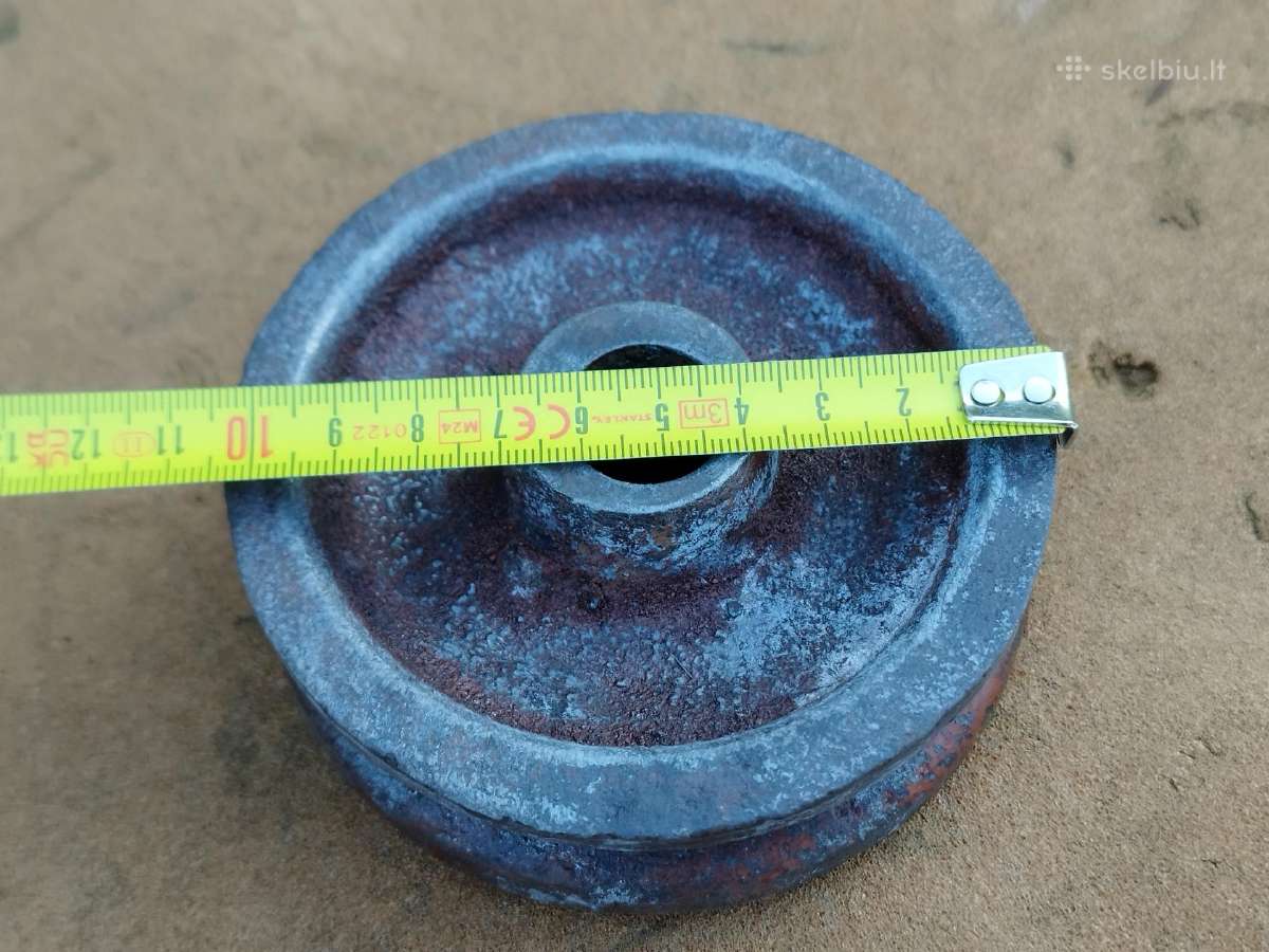 Metalinis skriemulys škivas 100 mm, ašis 20 mm - nuotraukos Nr. 3