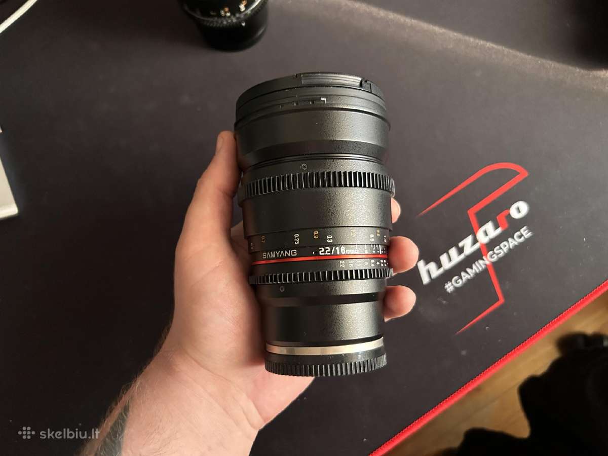 Sony Zv-e10 2 Samyang Cine objektyvai - nuotraukos Nr. 3