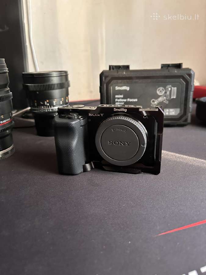 Sony Zv-e10 2 Samyang Cine objektyvai - nuotraukos Nr. 6
