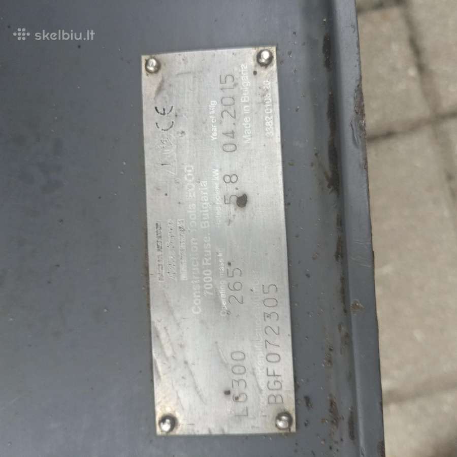 Altas copco vibro plokste reversas honda 265kg - nuotraukos Nr. 7