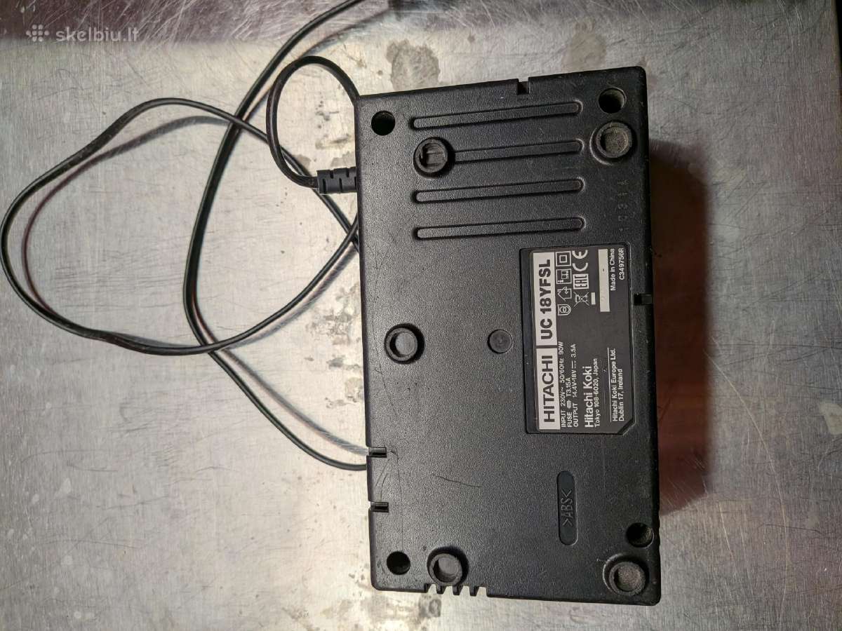 18v akumuliatoriu pakrovėjai Makita-hitachi - nuotraukos Nr. 4