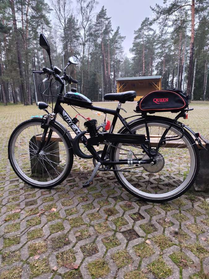 Motorinis dviratis 110cc - nuotraukos Nr. 2