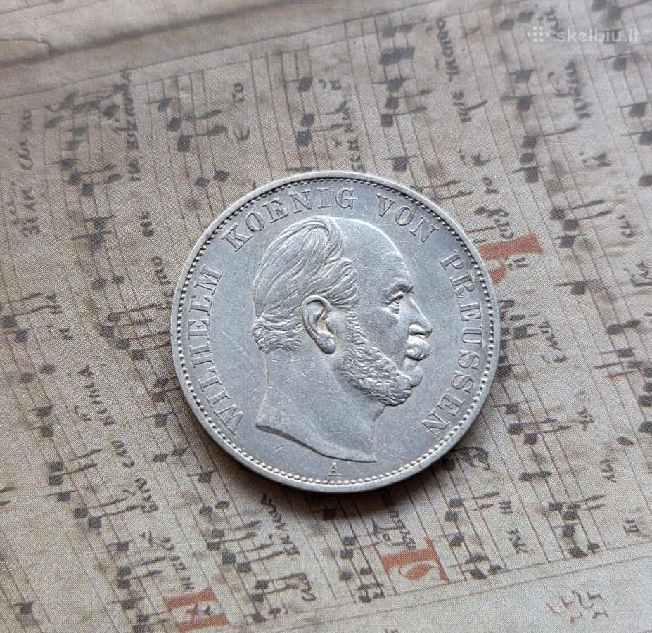 1 taleris 1871 Vokietija Prūsija - Pergalė - nuotraukos Nr. 3