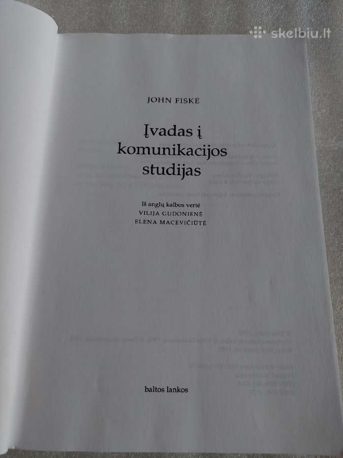 Įvadas į komunikacijos studijas - nuotraukos Nr. 2