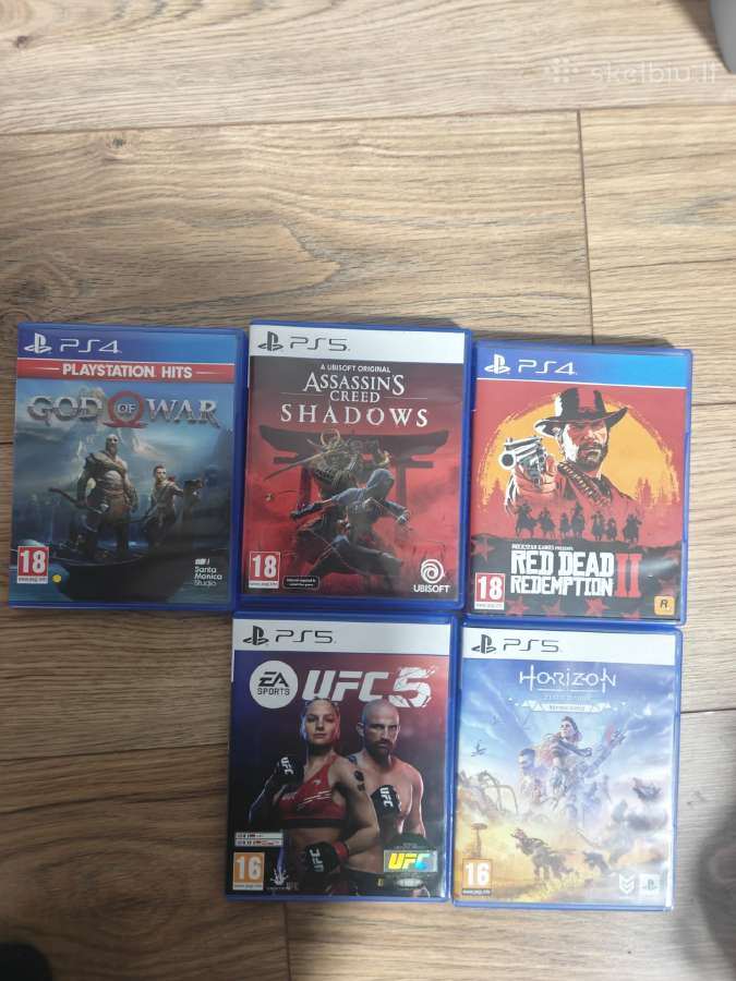 Ps5 Slim su diskasukiu ir žaidimais - nuotraukos Nr. 2