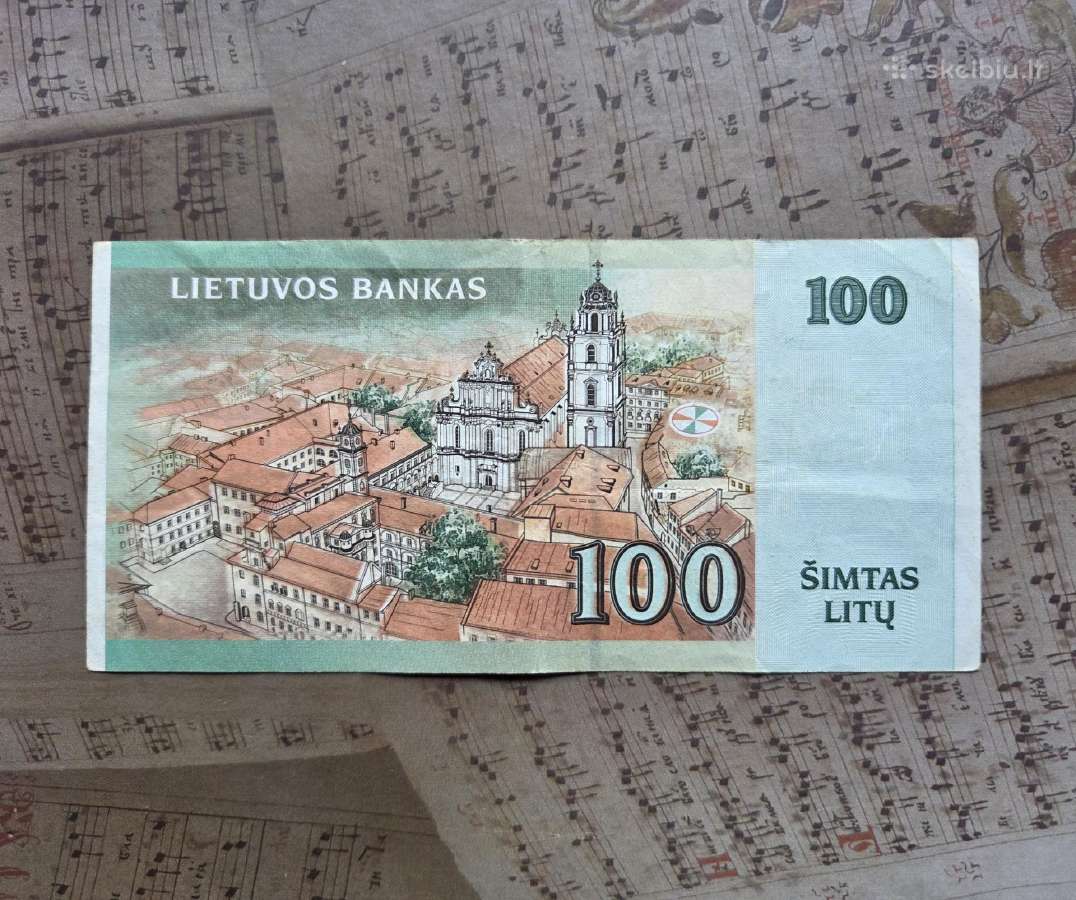 100 litų 2000 Lietuva - nuotraukos Nr. 2