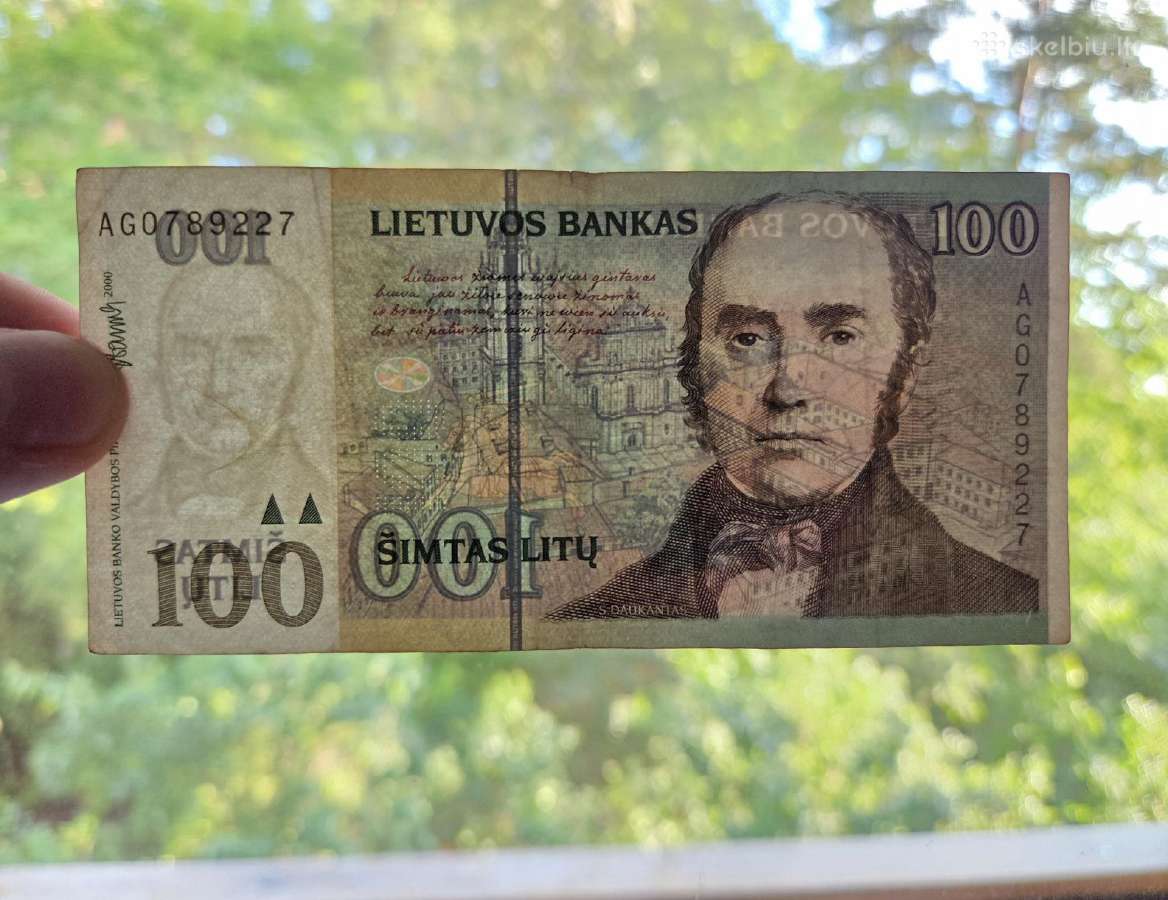 100 litų 2000 Lietuva - nuotraukos Nr. 3